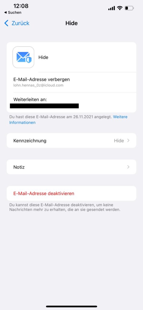 Zufällige Apple Mail erstellen